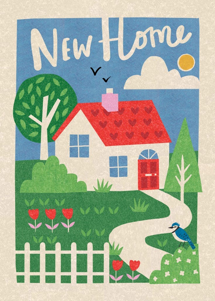 Homeward bound - tarjeta de casa nueva