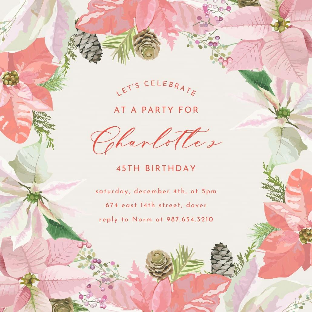 Happily ever after - birthday invitation
