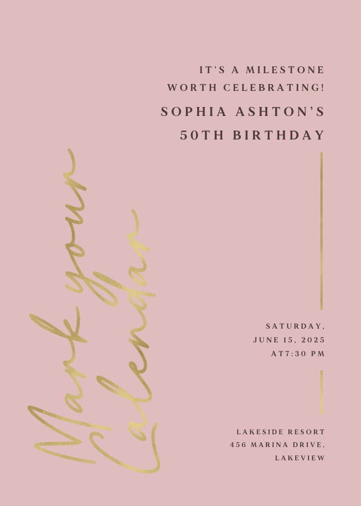Simple script - party invitation
