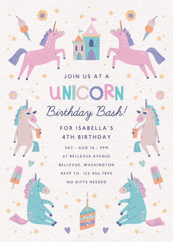 Simply sparkle - party invitation